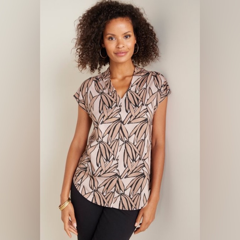 Soft surroundings Twilight Luau Printed Tunic size XS